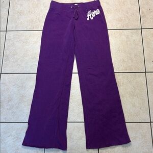 Vintage Y2K/McBling Aeropostale Purple Flare Sweatpants 💕